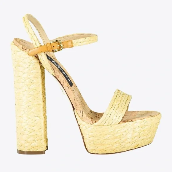 DOLCE & GABBANA
Keira 120 Raffia Platform Sand - Picture 16 of 16